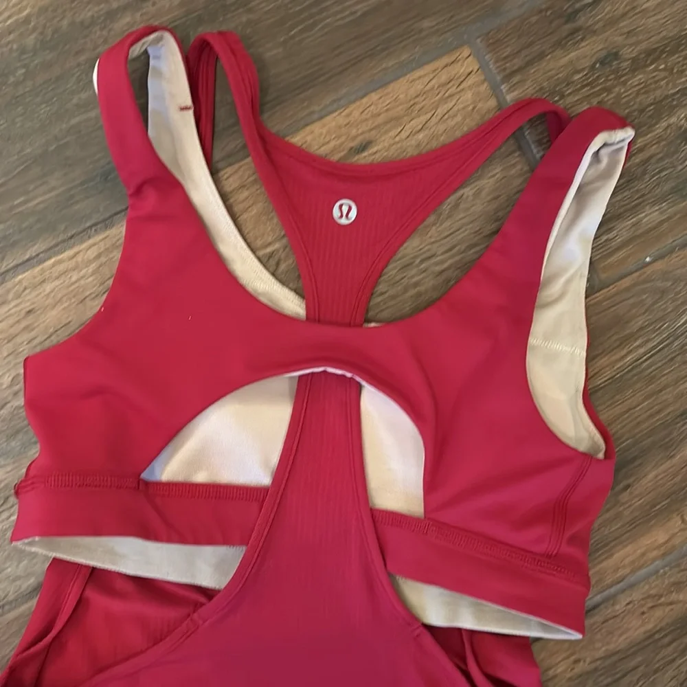 Lululemon All Sports Support Tank in Cranberry - Picture 4 of 4